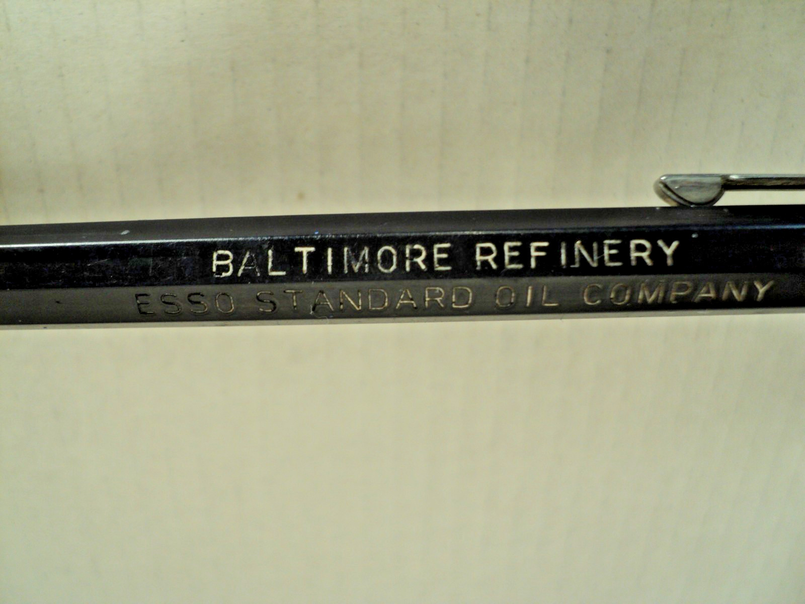 Vintage Autopoint Mechanical Pencil Esso Baltimore Refinery 5-1/2″ USA C