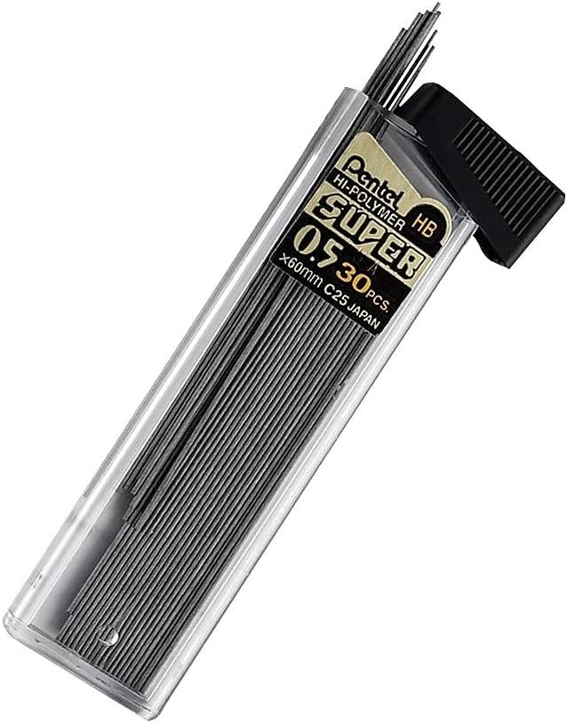 Break-Resistant 0.5mm Super Hi-Polymer Refill Leads – Ideal for Everyday Use