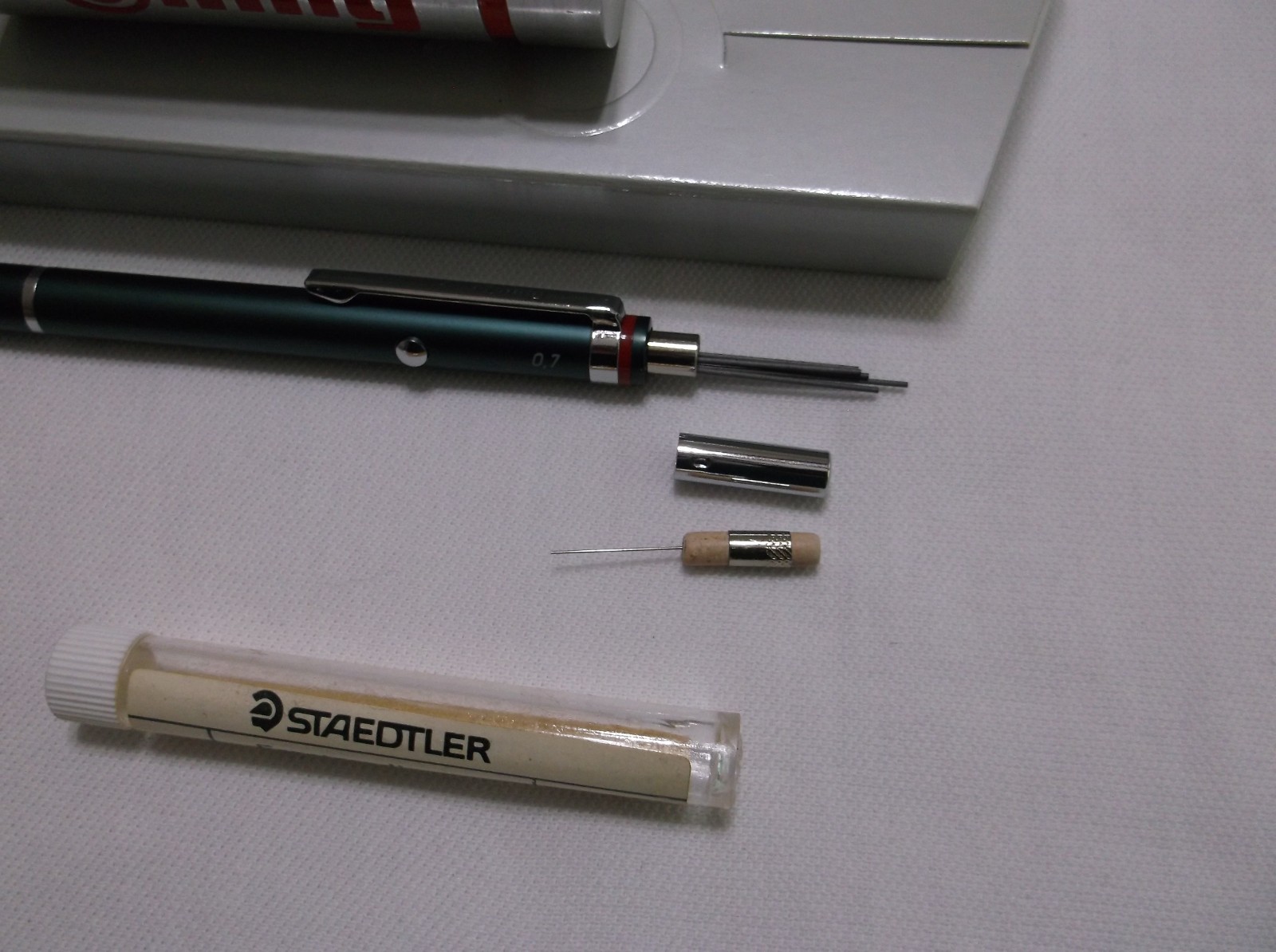 ROTRING ESPRIT TOURMALINE GREEN DOUBLE PUSH .7MM MECHANICAL PENCIL SERIES 1