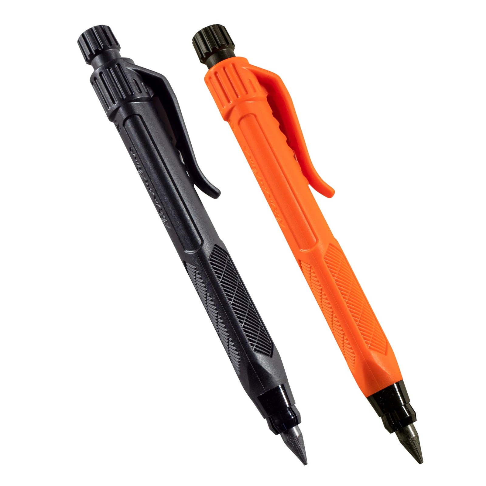 Heavy Duty Gravity-Fed Lead Holder Pencil, 5.6mm Dark (2B) Lead, Black and Or…