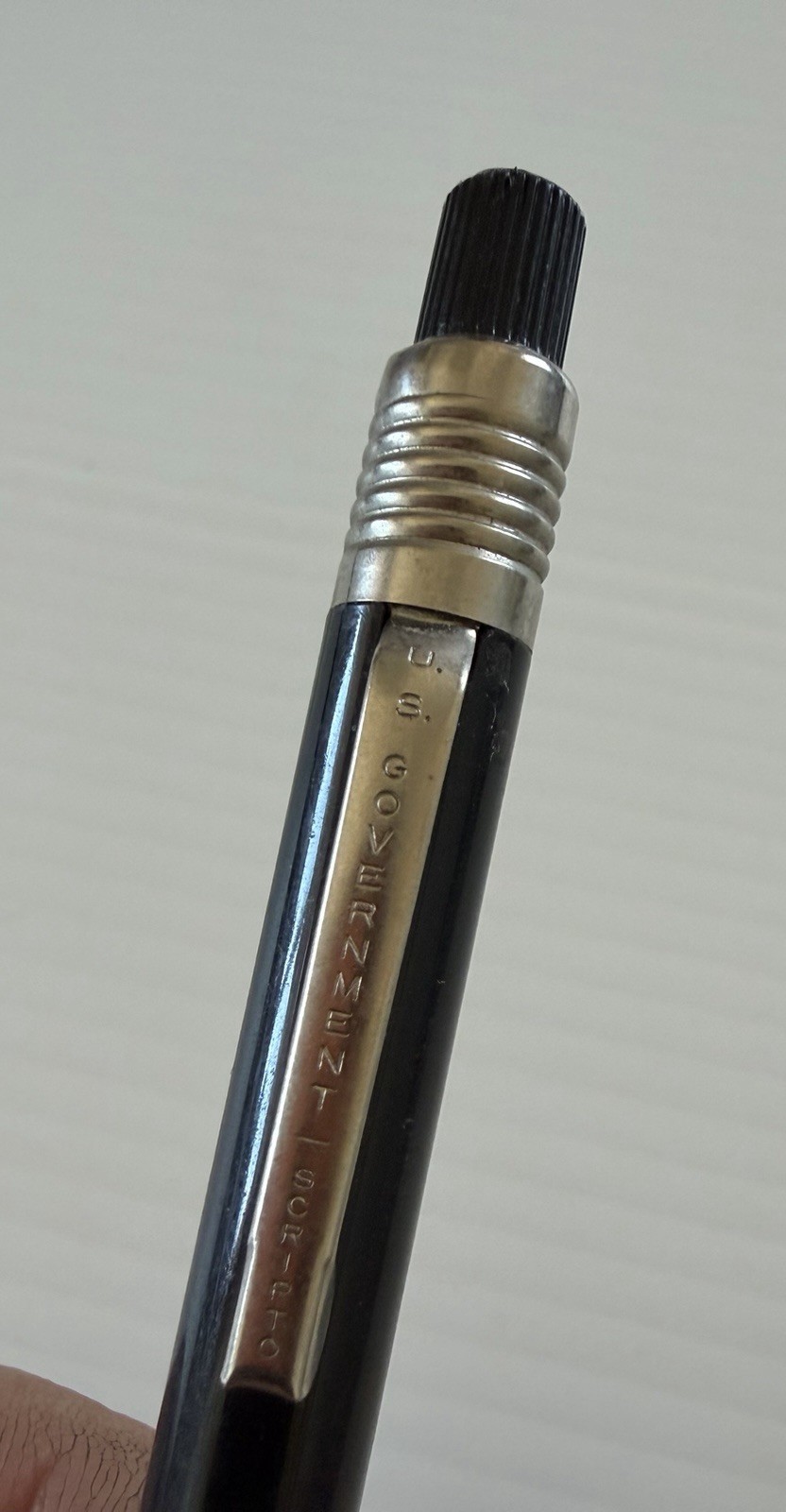 Vintage Tool-Pro U.S. Government Twist Grease Pencil Red China Marker USA