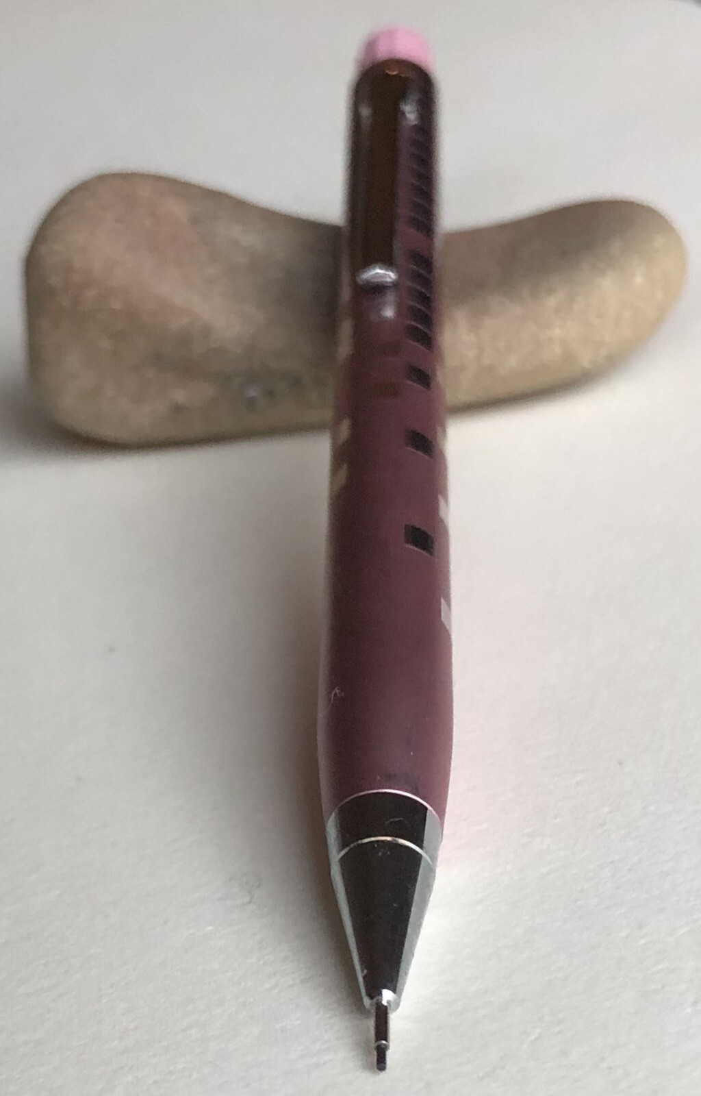 Vintage TOMBOW MONO M16 Mechanical Pencil .5mm Lead Pink Metal NOS Japan