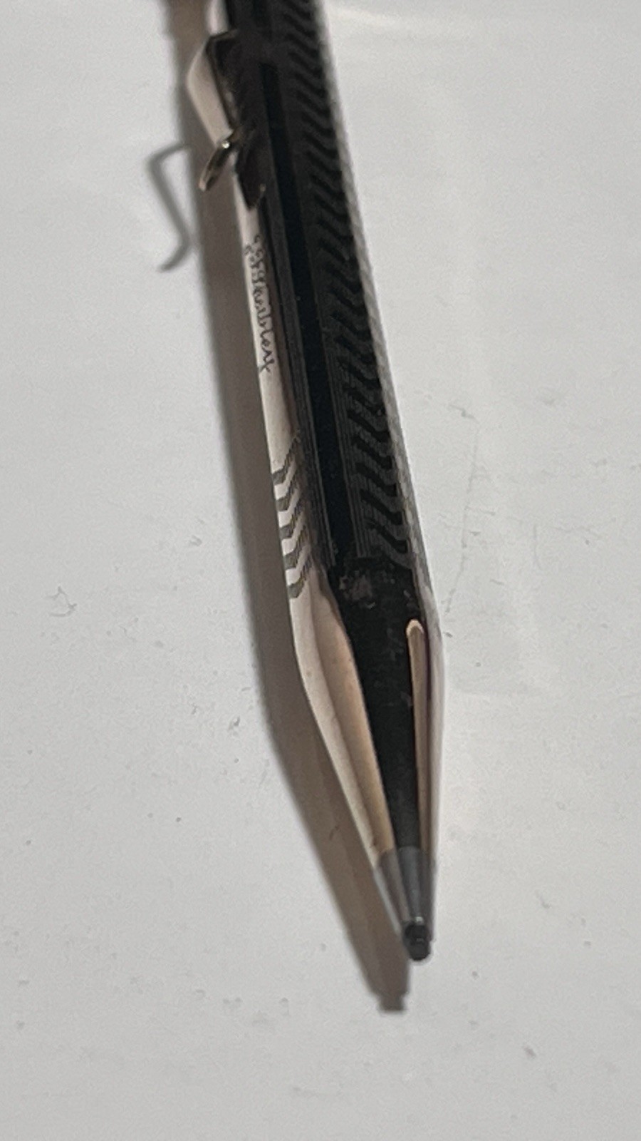 Vintage Wahl Eversharp Sharples Gold Filled Mechanical Pencil Chevron Pattern