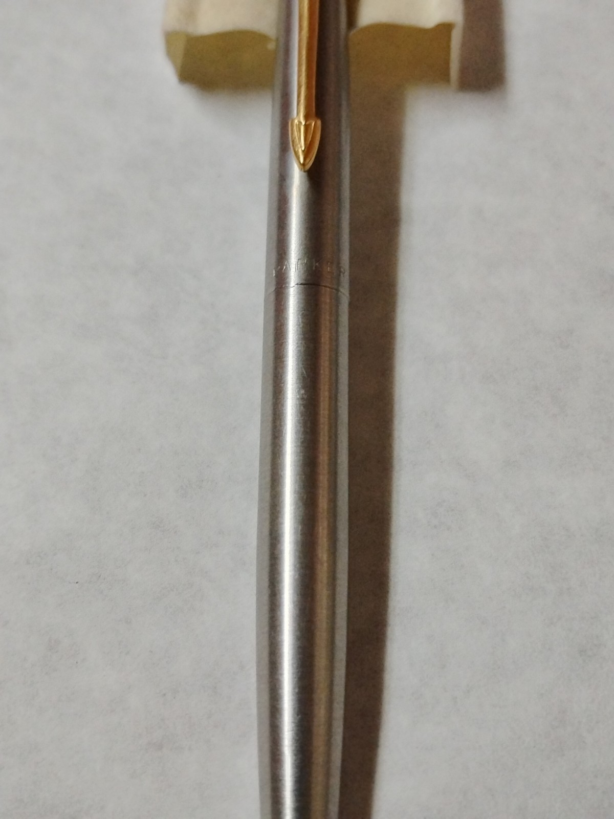Vintage Parker Mechanical Pencil Silver Chrome & Gold Arrow Clip Works #M4