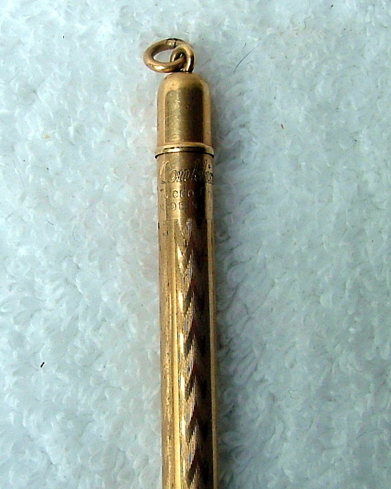 VINTAGE CONKLIN ROLLED GOLD NO 4VS LADIES MECHANICAL PENCIL PAT 7-6-20 #kk98