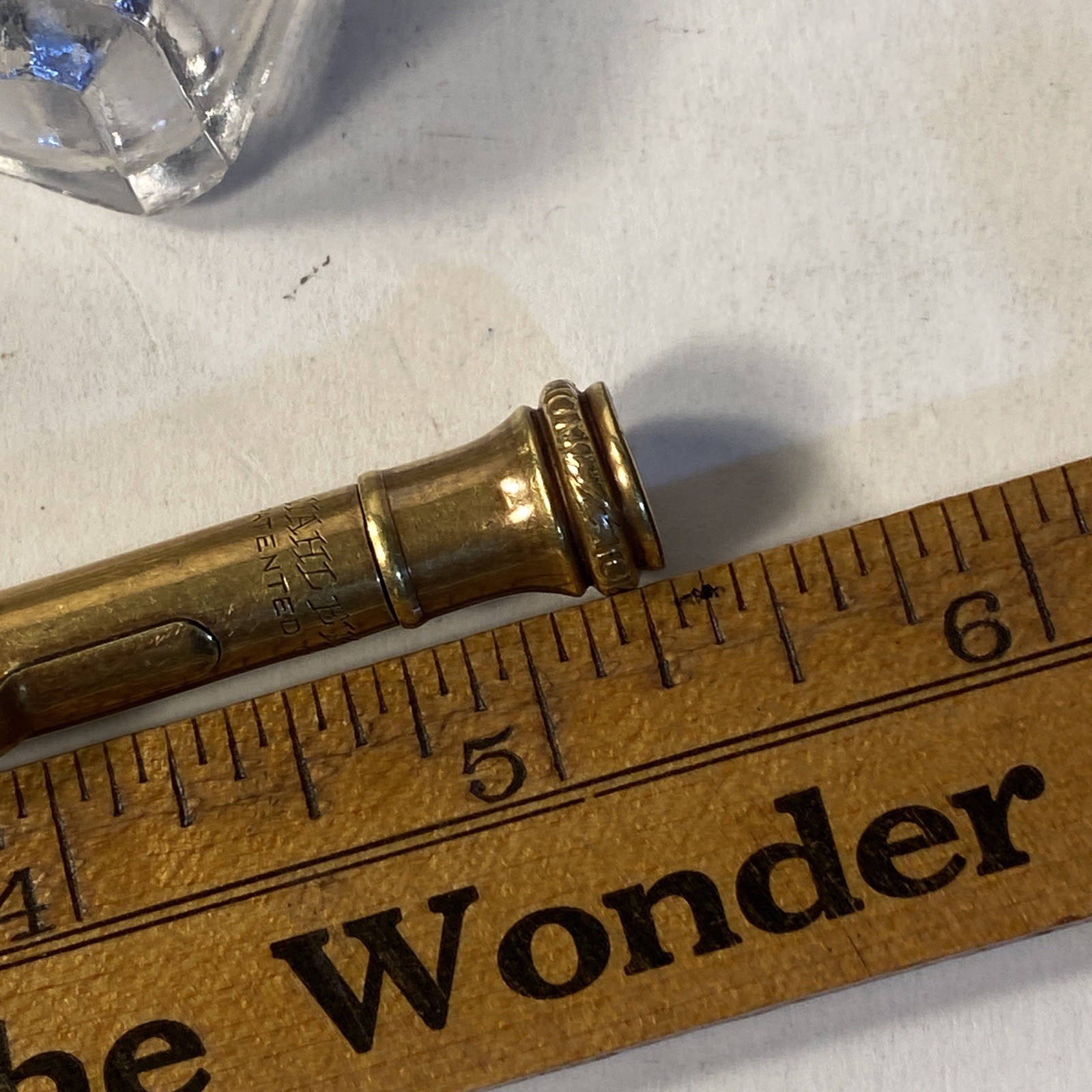 Antique Wahl Eversharp Co. Gold Filled Art Deco Mechanical Pencil 5.25″