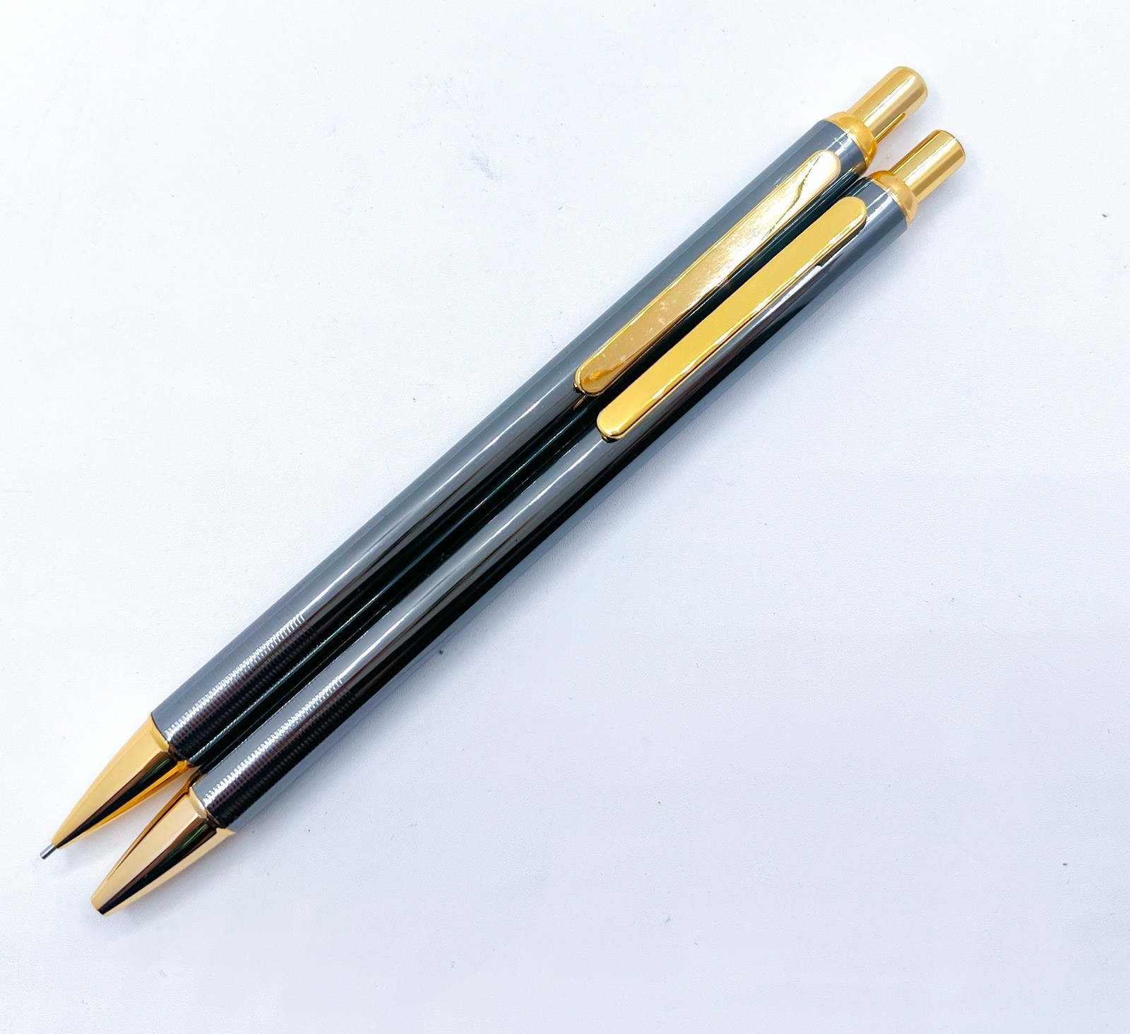 NOS Platinum Sliding Sleeve Mechanical Pencil 0.5mm Sliding Sleeve Ballpoint Pen
