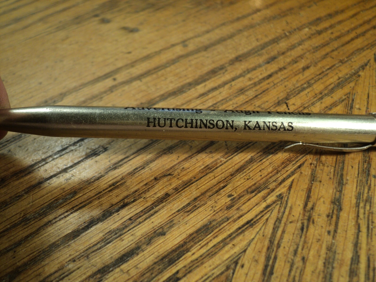 Vintage Adgif Mechanical Pencil Advertising The Mutual Press Inc Hutchinson KS