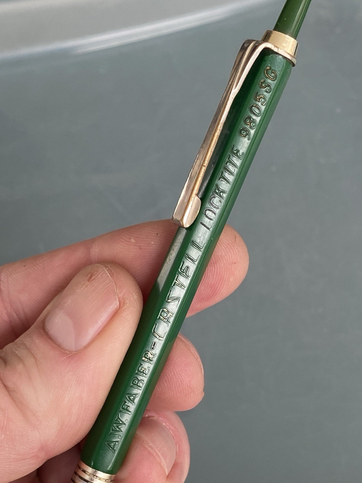 Faber-Castell LOCKTITE 9805SG Germany Drafting 2mm Lead Holder VINTAGE