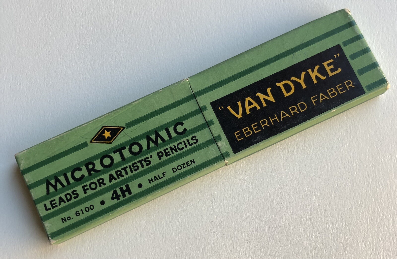 Vintage Eberhard Faber Van Dyke Microtomic 4H 2mm Mechanical Artist Pencil Lead