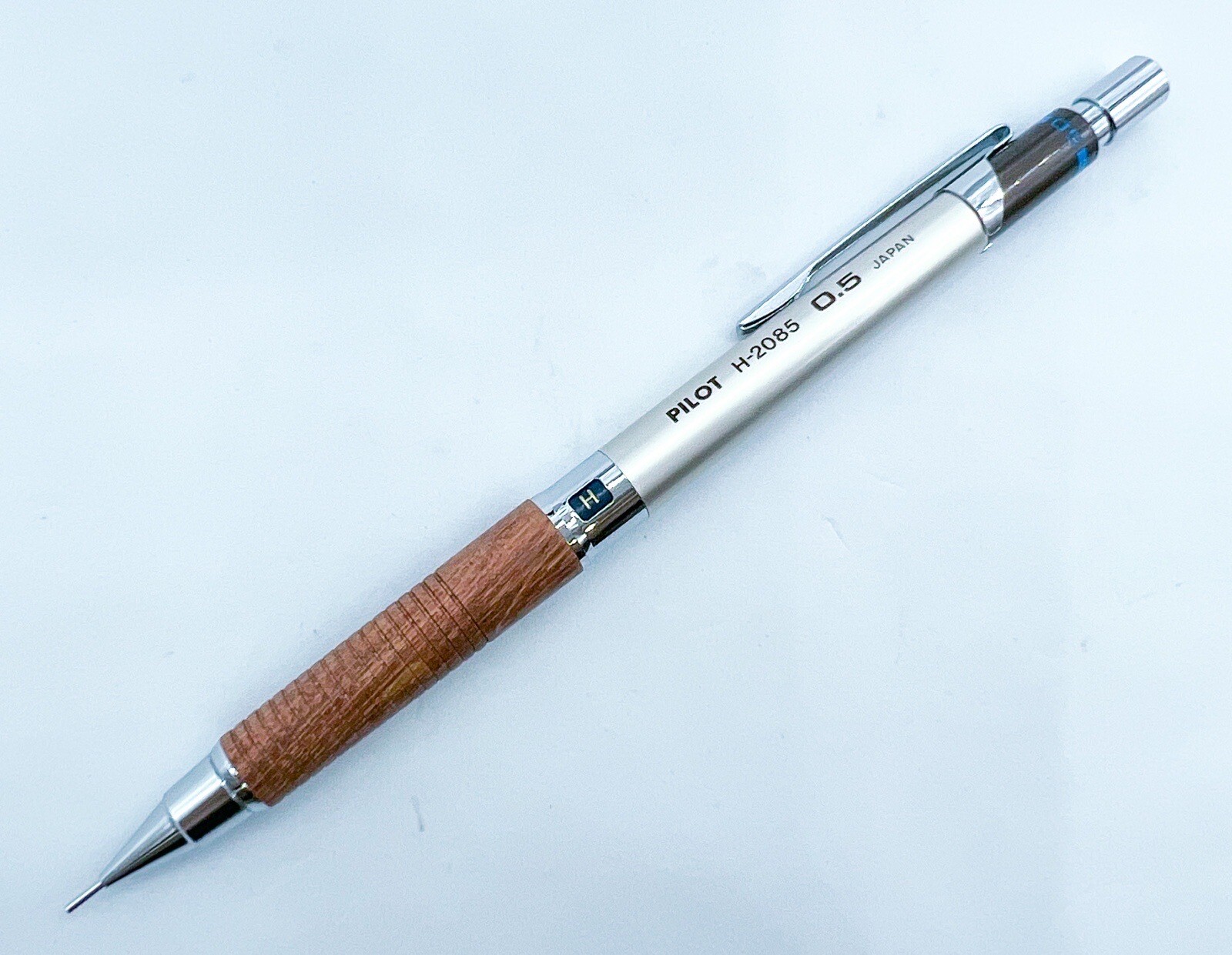 NOS Pilot H-2085 drafting Mechanical Pencil 0.5mm Natural wood grip