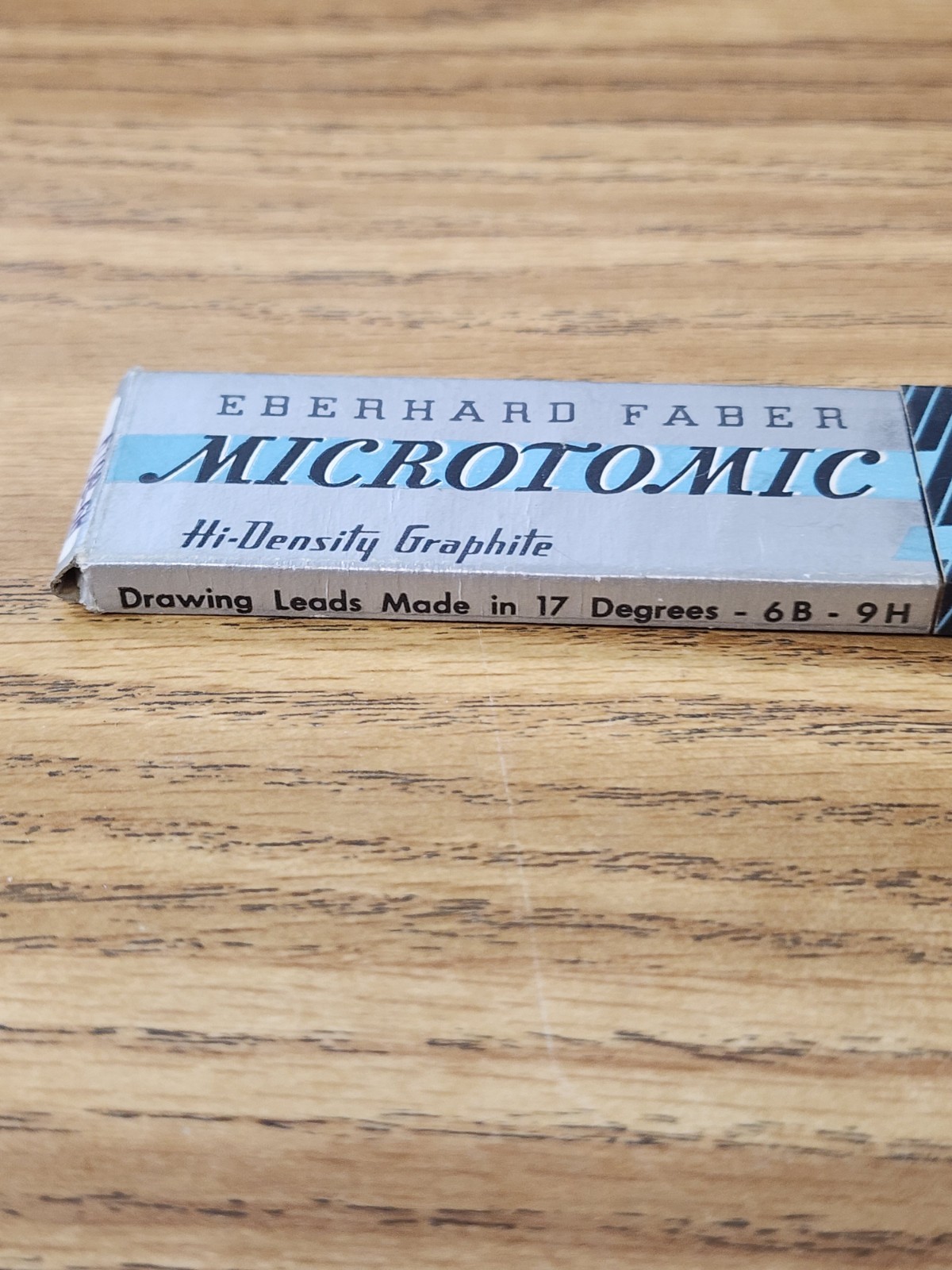 Vintage Eberhard Faber Microtomic 6100 9H 2mm Mechanical Artist Pencil 6pk Lead