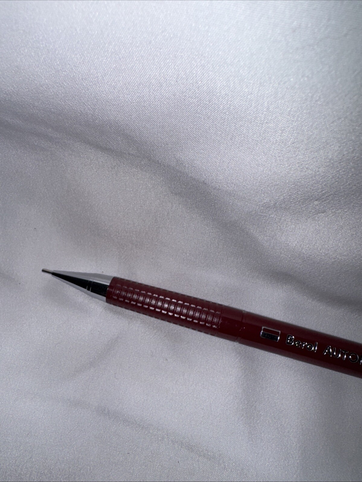 Vtg BEROL Automatic TL-7 Thin Lead Mechanical Pencil 0.7mm Maroon Barrel Used