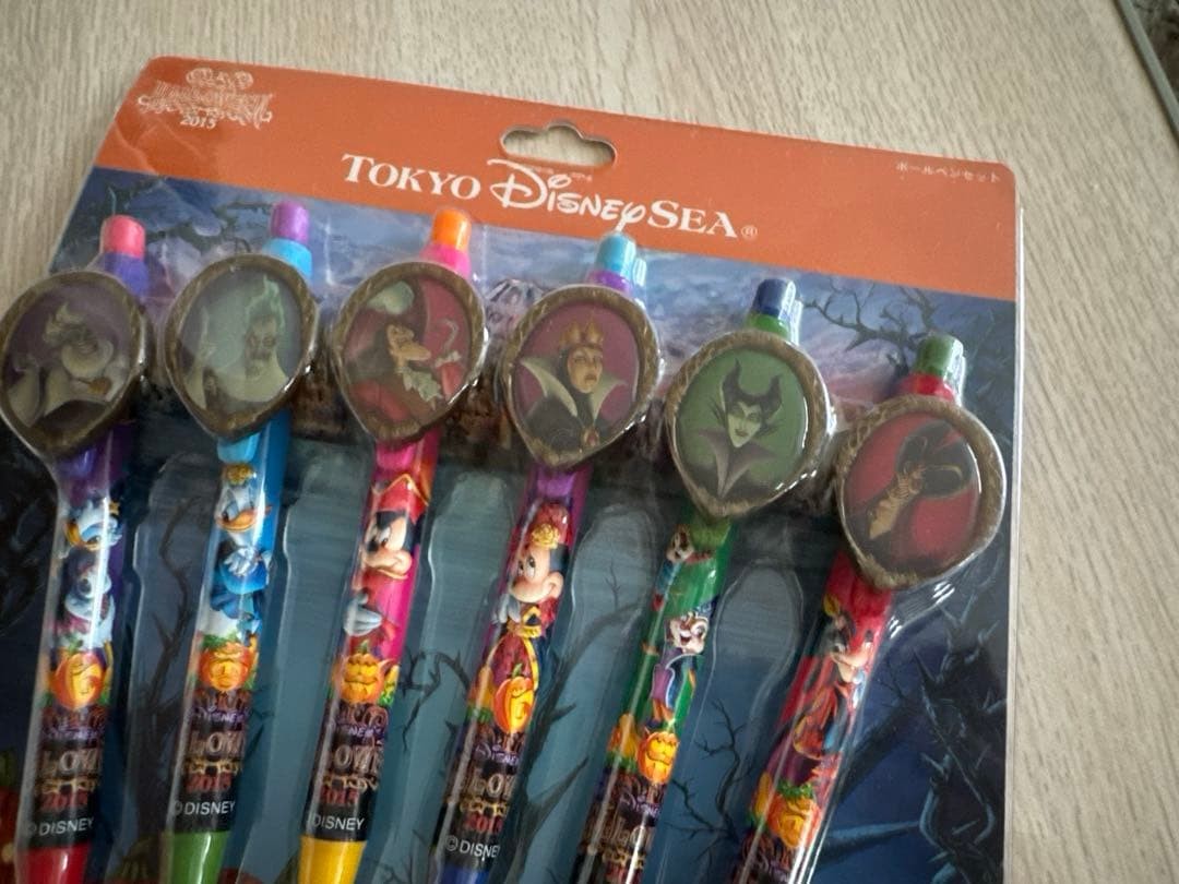 Tokyo DisneySea Halloween 2015 Villains Ball Point Pen Set 6pc