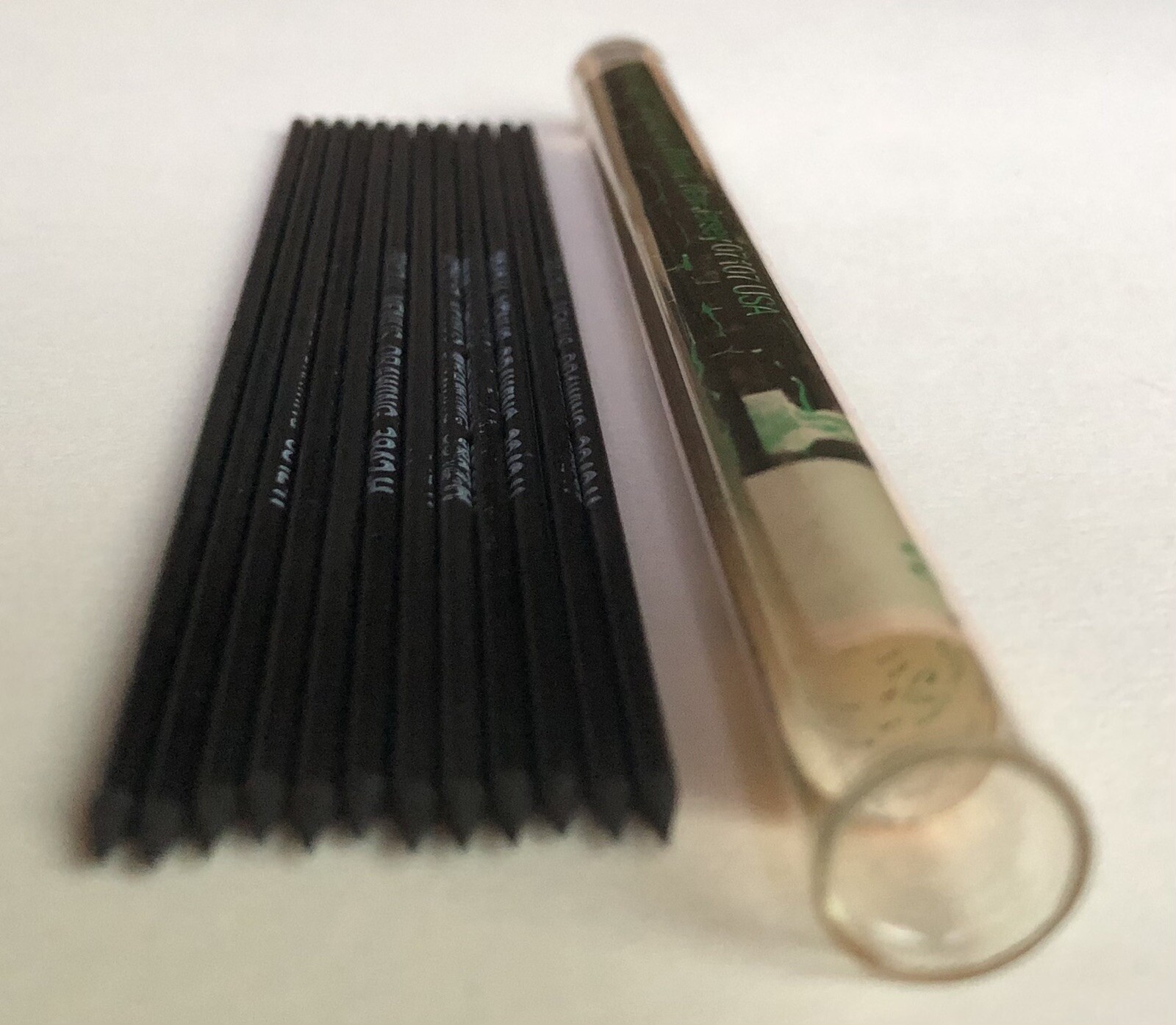 Vintage Faber Castell VENUS 3842 Drawing 2mm H Leads NOS Tube Of 12 NJ USA