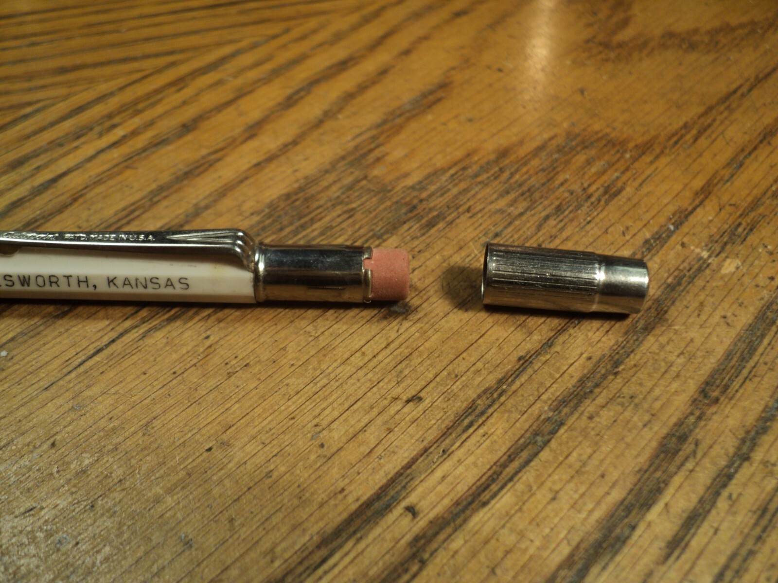 Vintage Autopoint Mechanical Pencil Citizens State Bank 5-5/8″ Metal Cap