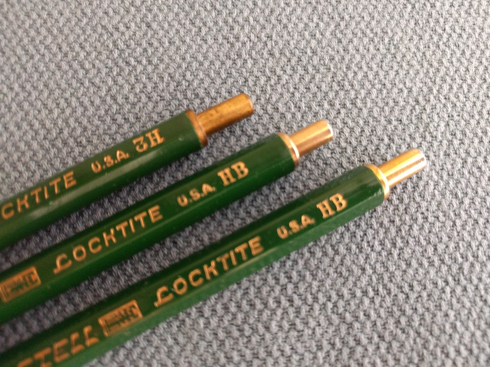 Vintage A.W. FABER Castell Locktite Lead Holders & Refill Lead 9030 Lot