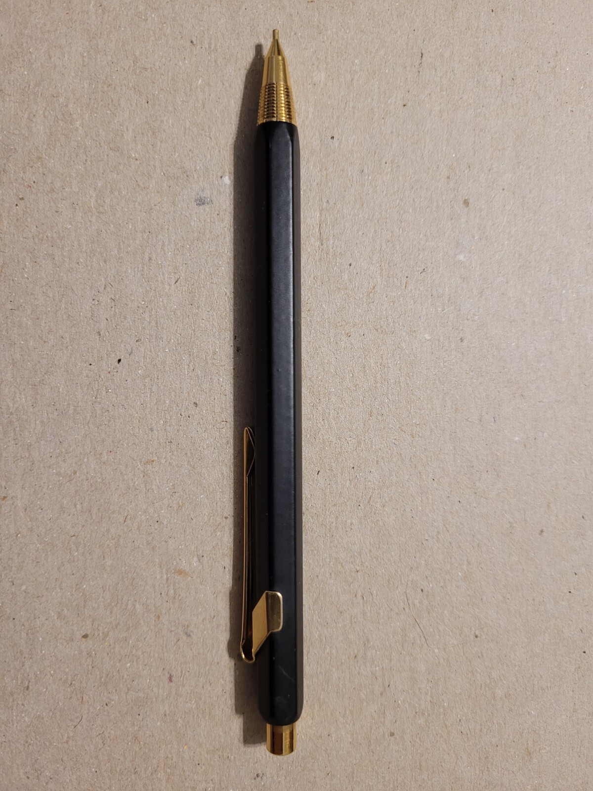 Caran d’Ache Fix Pencil 0.5mm Extremely Rare Discontinued Black & Gold EUC