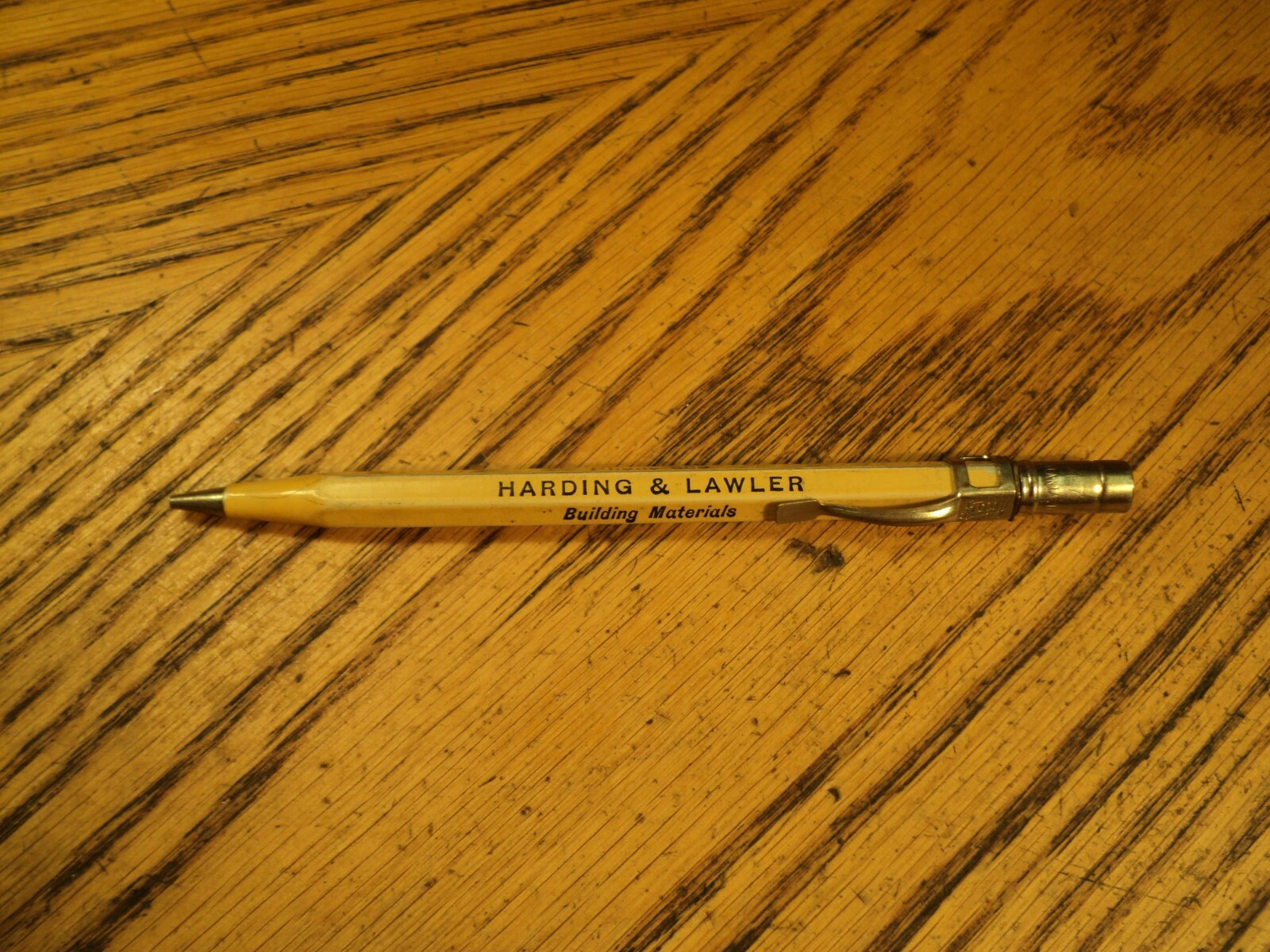 Vintage ADGIF Mechanical Pencil No. 4-47 Harding & Lawler Orange Texas
