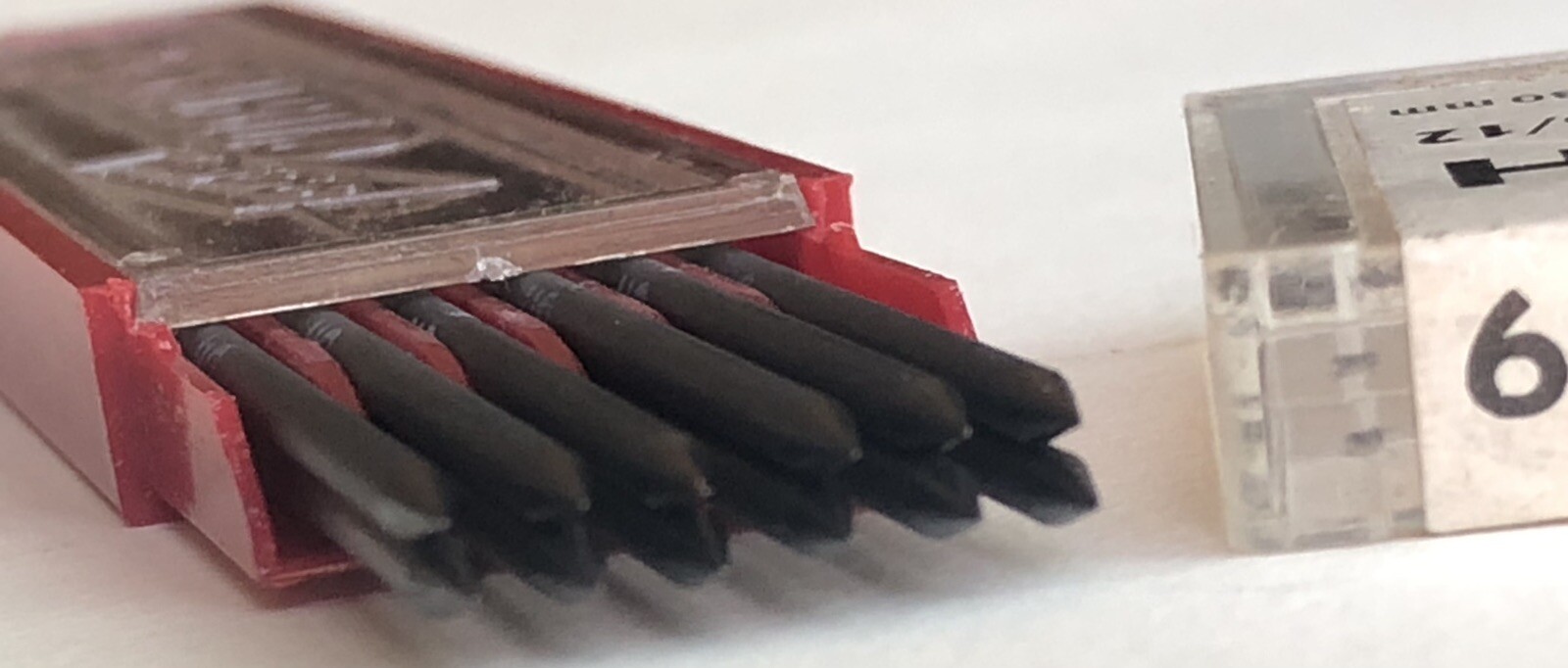 Vintage SWAN Stabilo Drawing Lead 6H 2mm 12 Pack Sleeve Germany