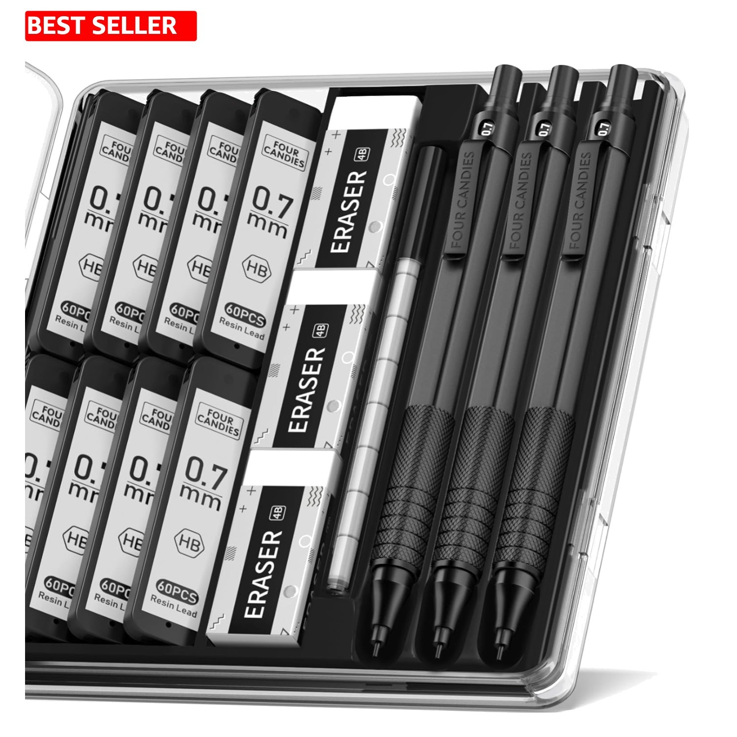 Comfortable Anti-Slip Metal Mechanical Pencil Set – Perfect for Professional Use