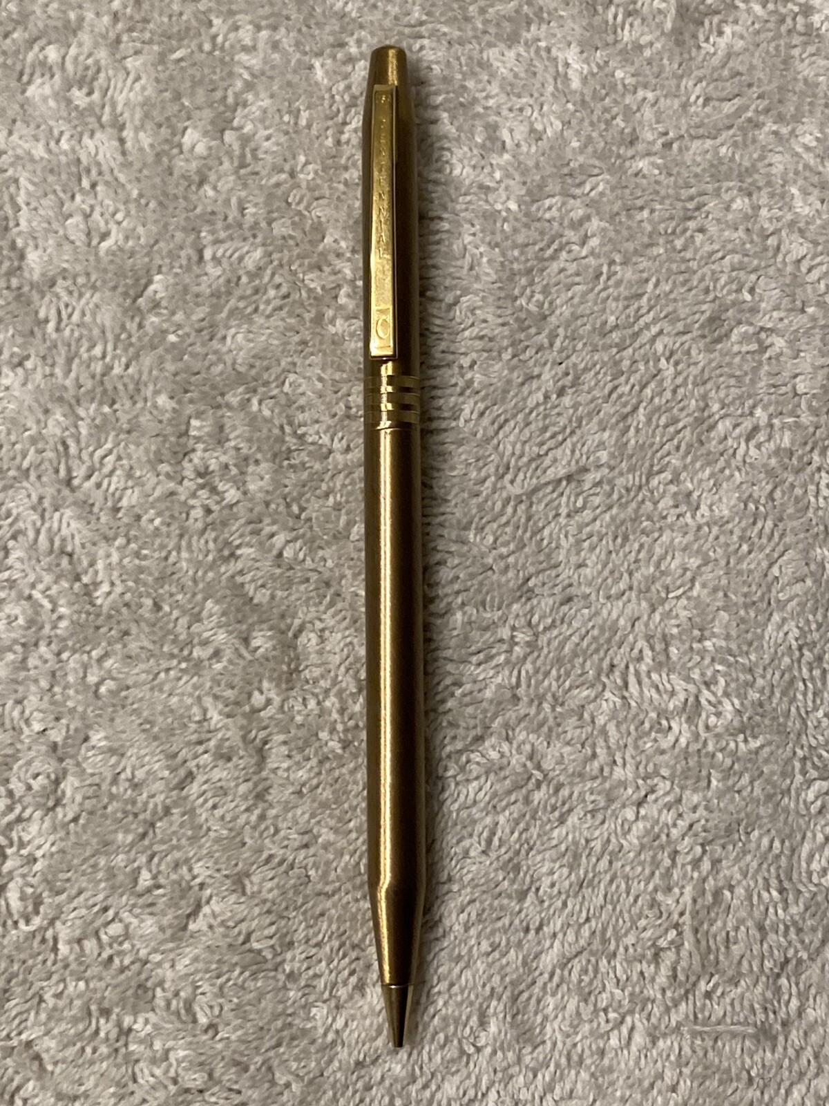 Vintage Centennial USA Mechanical Gold Tone Pencil With Lead.