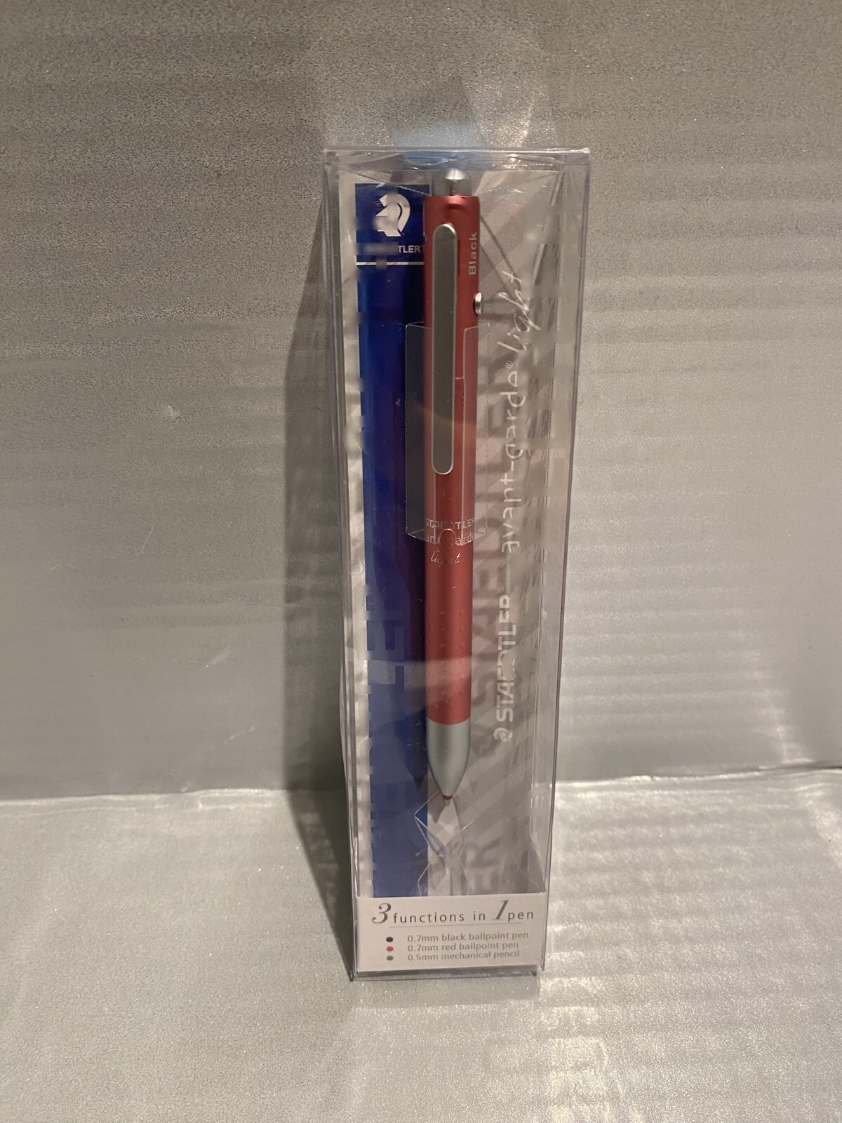 Staedtler Japan 927 AGL-CM 3 in 1 Pen 0.5mm Pencil & 2 colors avant-garde Red