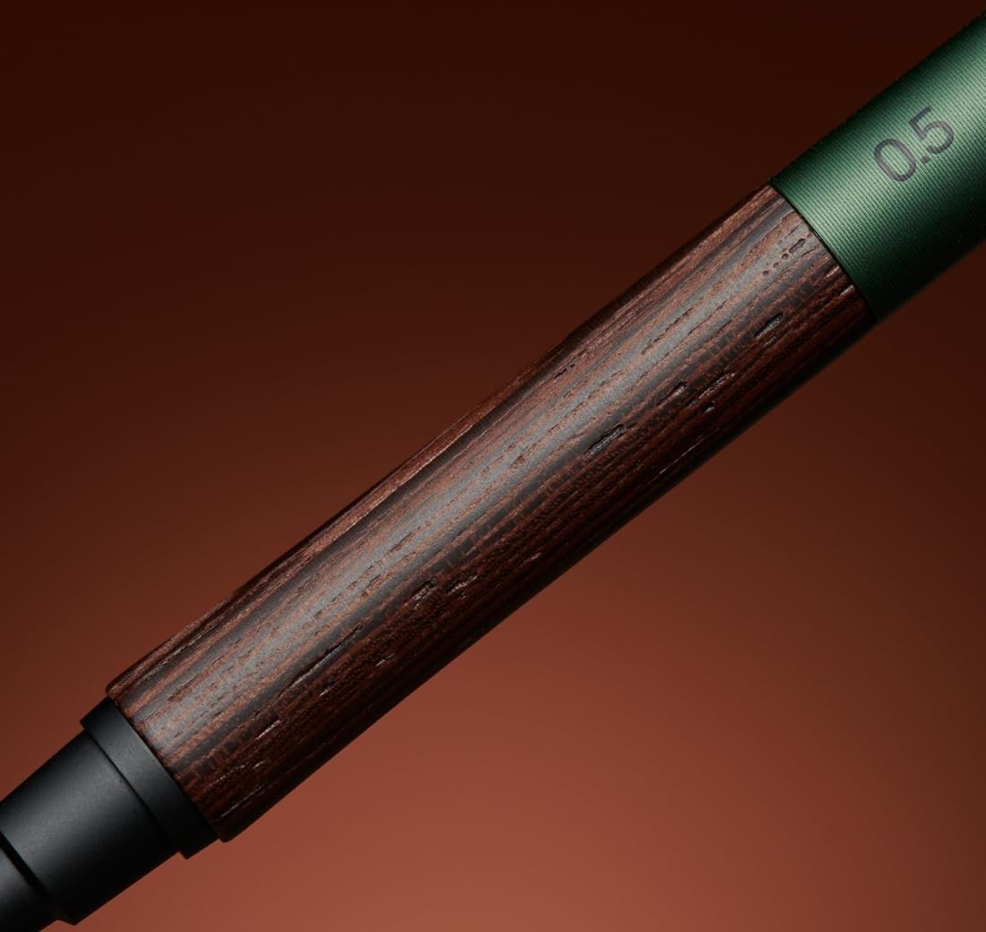 Stylish Forest Green Mechanical Pencil with Stylus Ballpoint