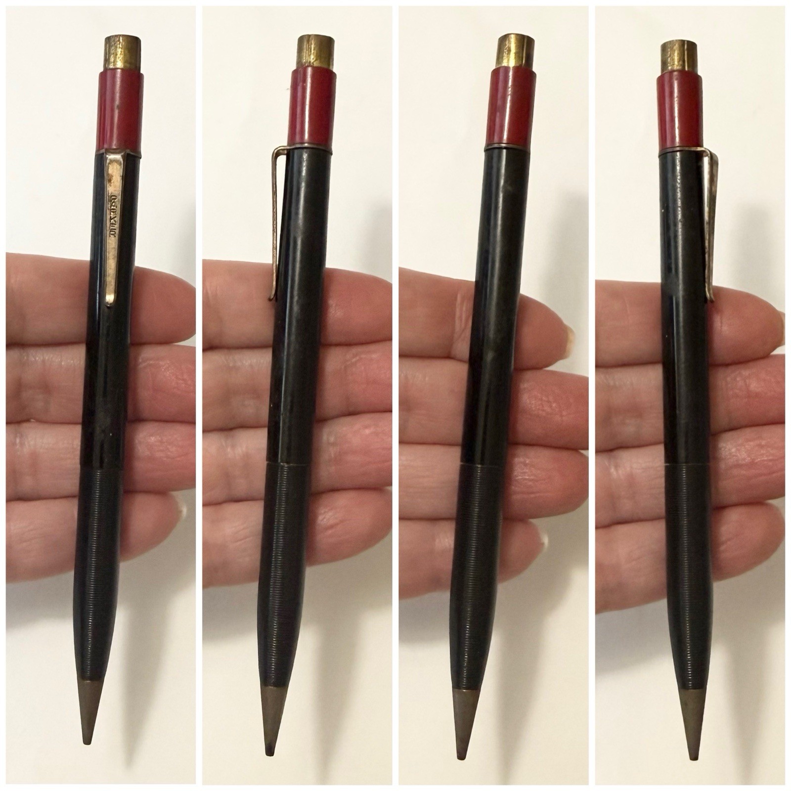 4pc Vintage Mechanical Pencil Lot Parker Pilot Paper Mate Scripto Met Life Promo