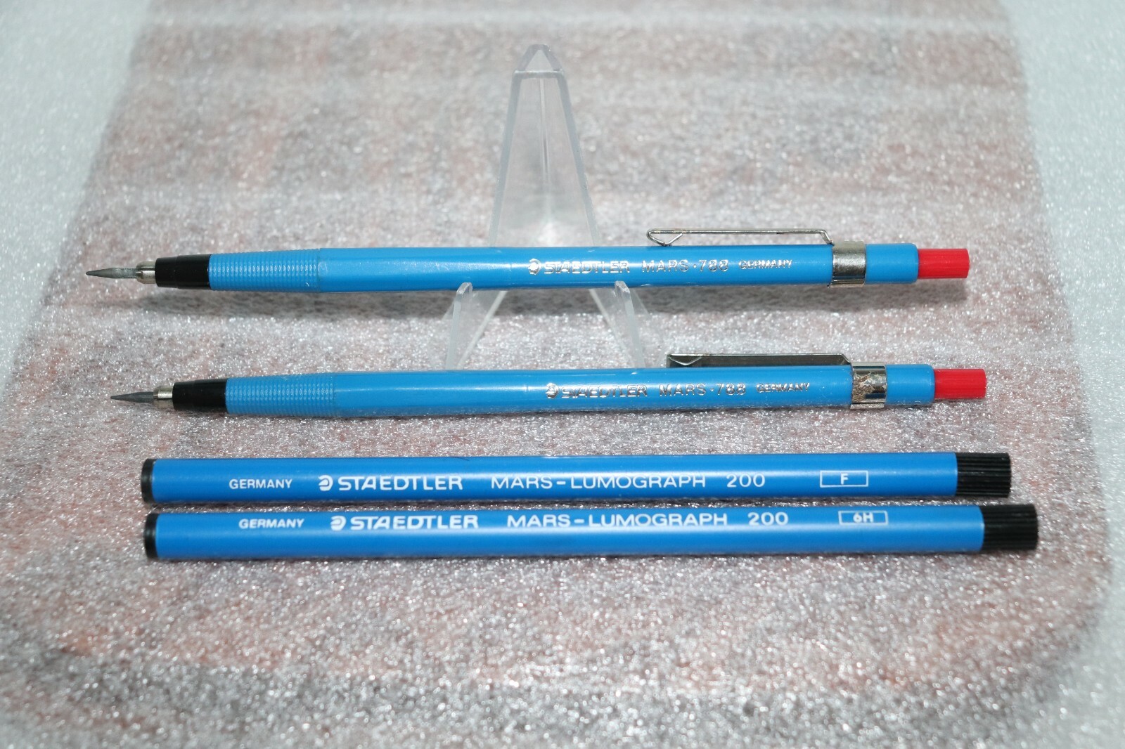 Staedtler Mars 788 Drafting Mechanical Pencil with 6H, F. Leads Lot