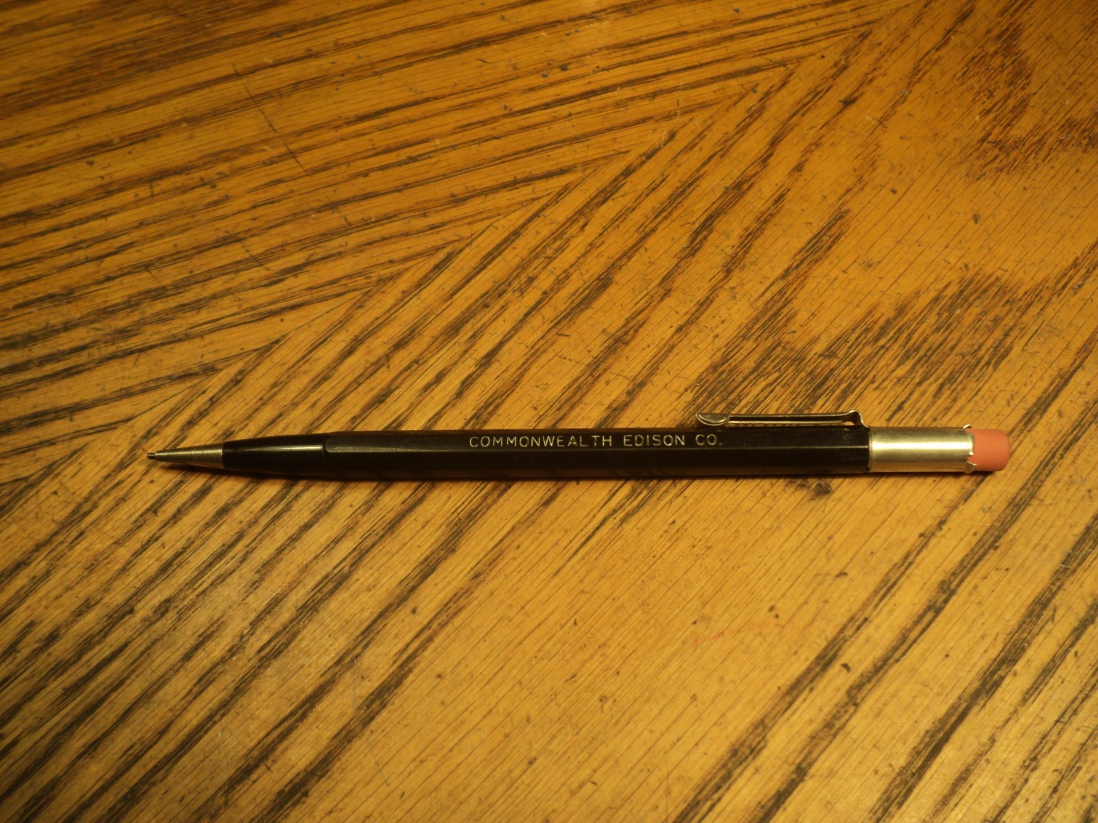 Vintage Durolite Mechanical Pencil Commonwealth Edison Co 5-3/4″ Long USA