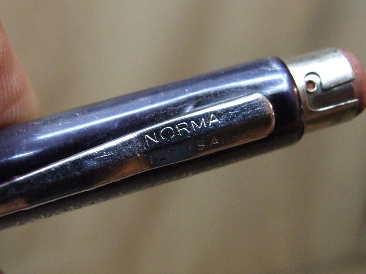 Vintage Textured Steel Norma 4 Color Mechanical Pencil Union Aircraft