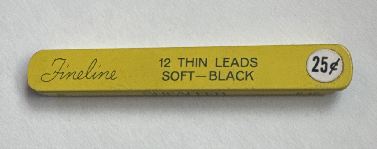 NOS Vintage Sheaffer’s Fineline Mechanical Pencil Thin Leads Soft-Black, F15