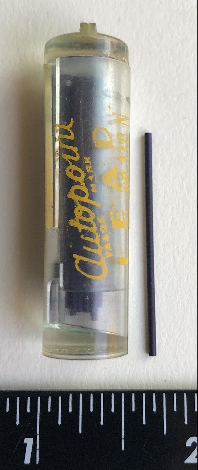Vintage AUTOPOINT Mechanical Pencil Lead BLUE 1.1mm 1-3/8″ NOS 12pk USA