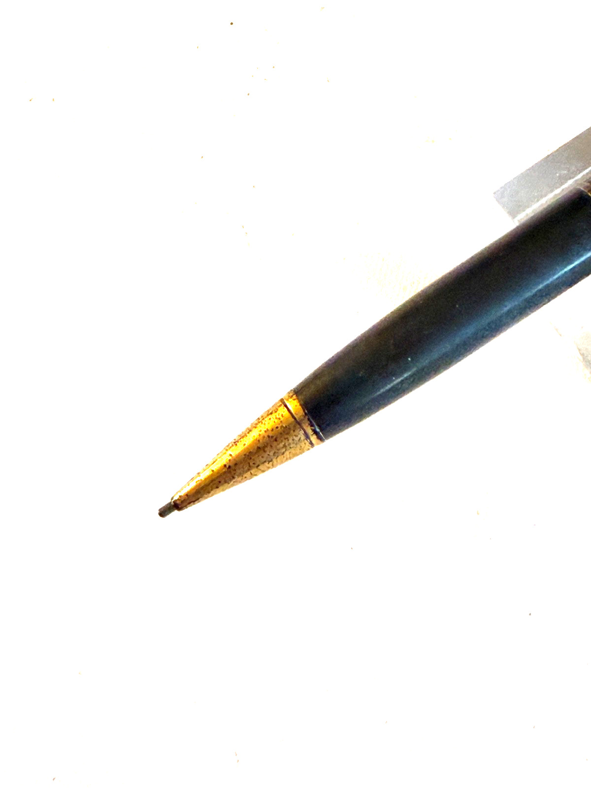 Black Eversharp Skyline propelling pencil Gold trim Excellent vintage condition
