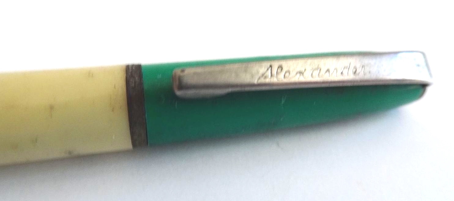 Vintage Mechanical Pencil ALEXANDER Danvers Industrial 4-H Club Advertising