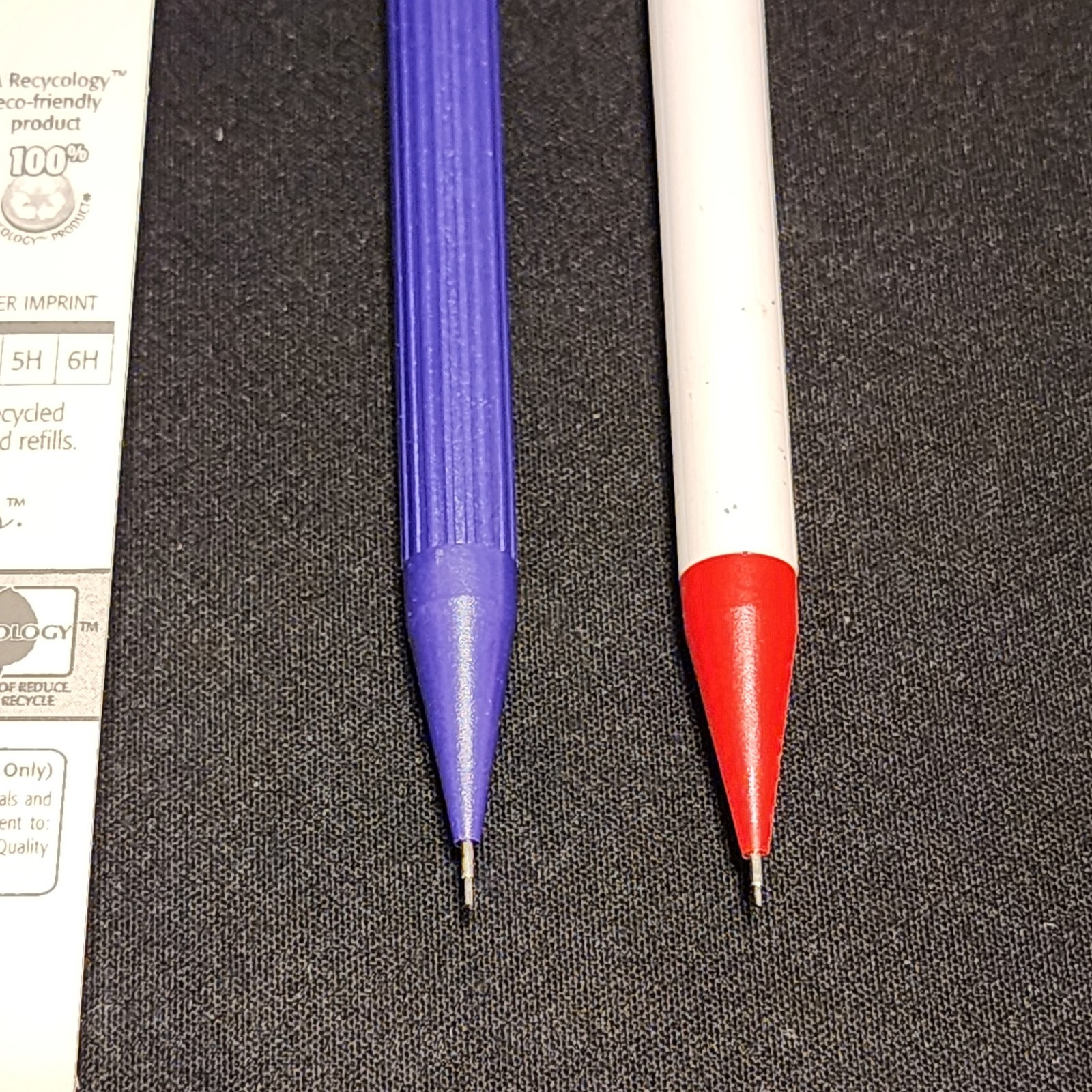 x2 Pentel A45 0.5mm Automatic Mechanical Pencil Purple, White Red IBM AmeriData