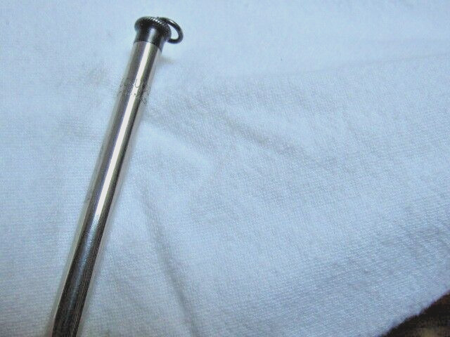 USA Redipoint Silver Metal Chatelaine 4” Skinny Mechanical Pencil Works
