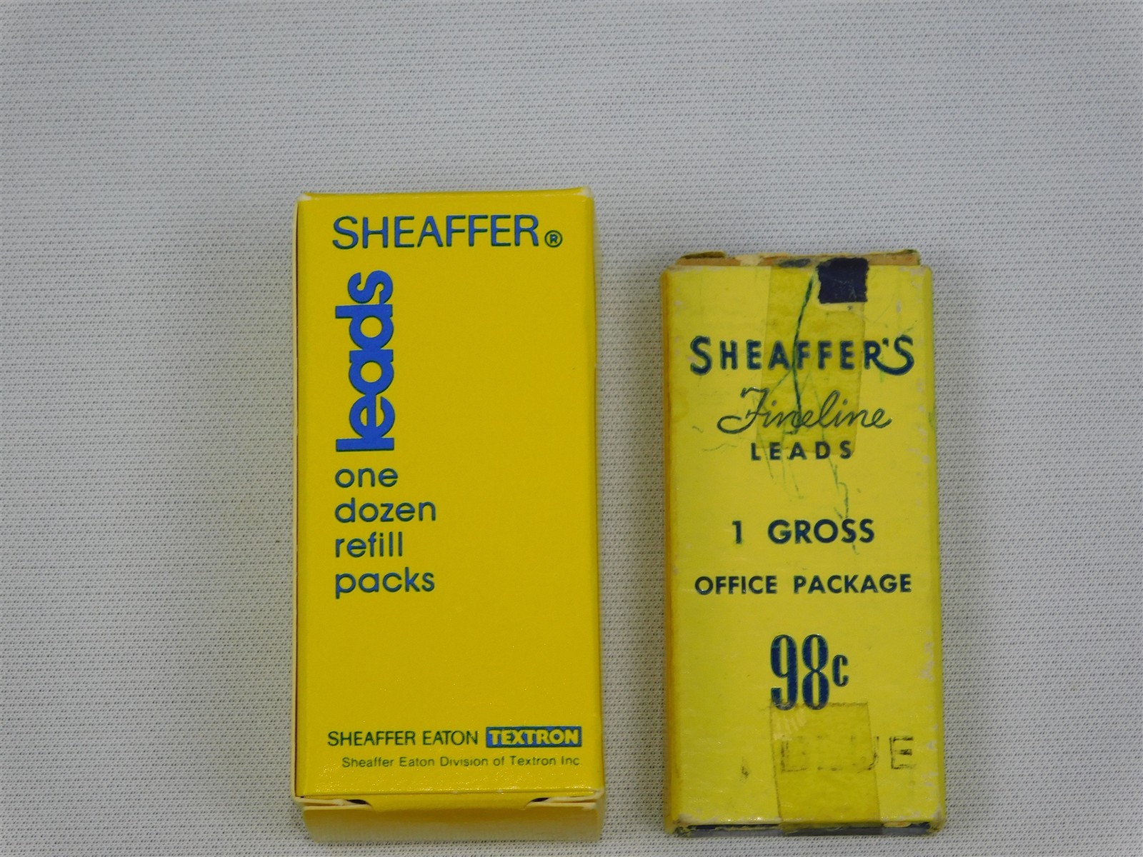 LOT Sheaffer Pencil Leads Refills Black 2B Very Soft and Blue Fineline