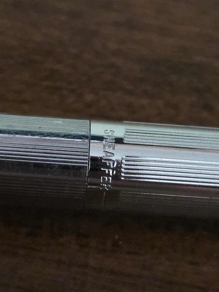 Vintage Sheaffer Mechanical Pencil Silver with GE Advertising Logo