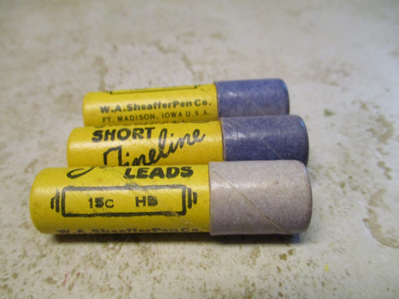 VTG Lot Sheaffers Super Smooth FIne line Leads 15c HB Lof of 3 HB 15C L19A