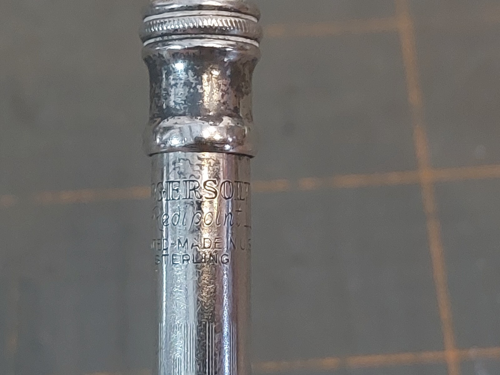 Vintage Ingersol Redipoint Sterling Silver Twist Mechanical Pencil