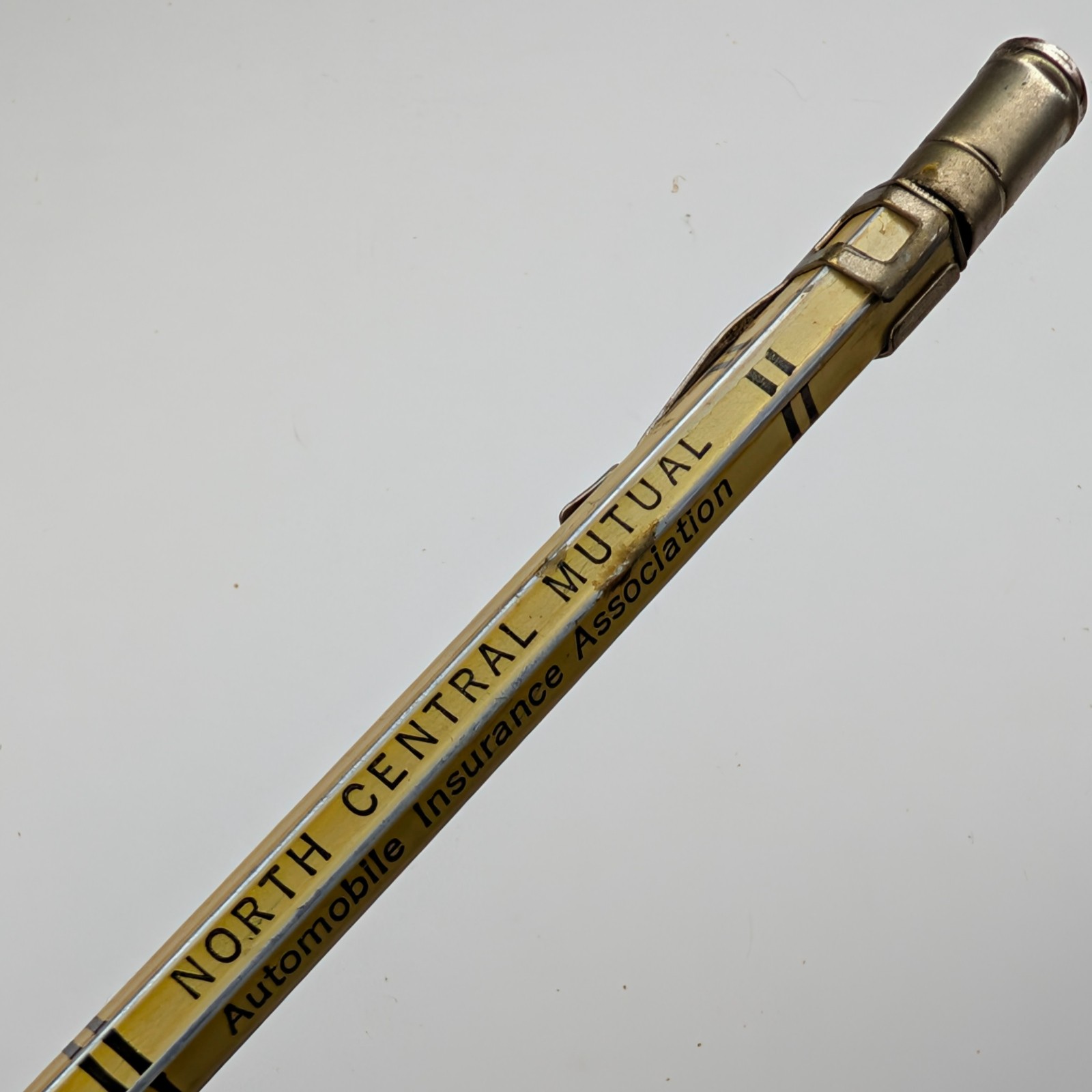 Vtg Scripto Mechanical Pencil North Central Mutual Insurance Boone Iowa IA Auto
