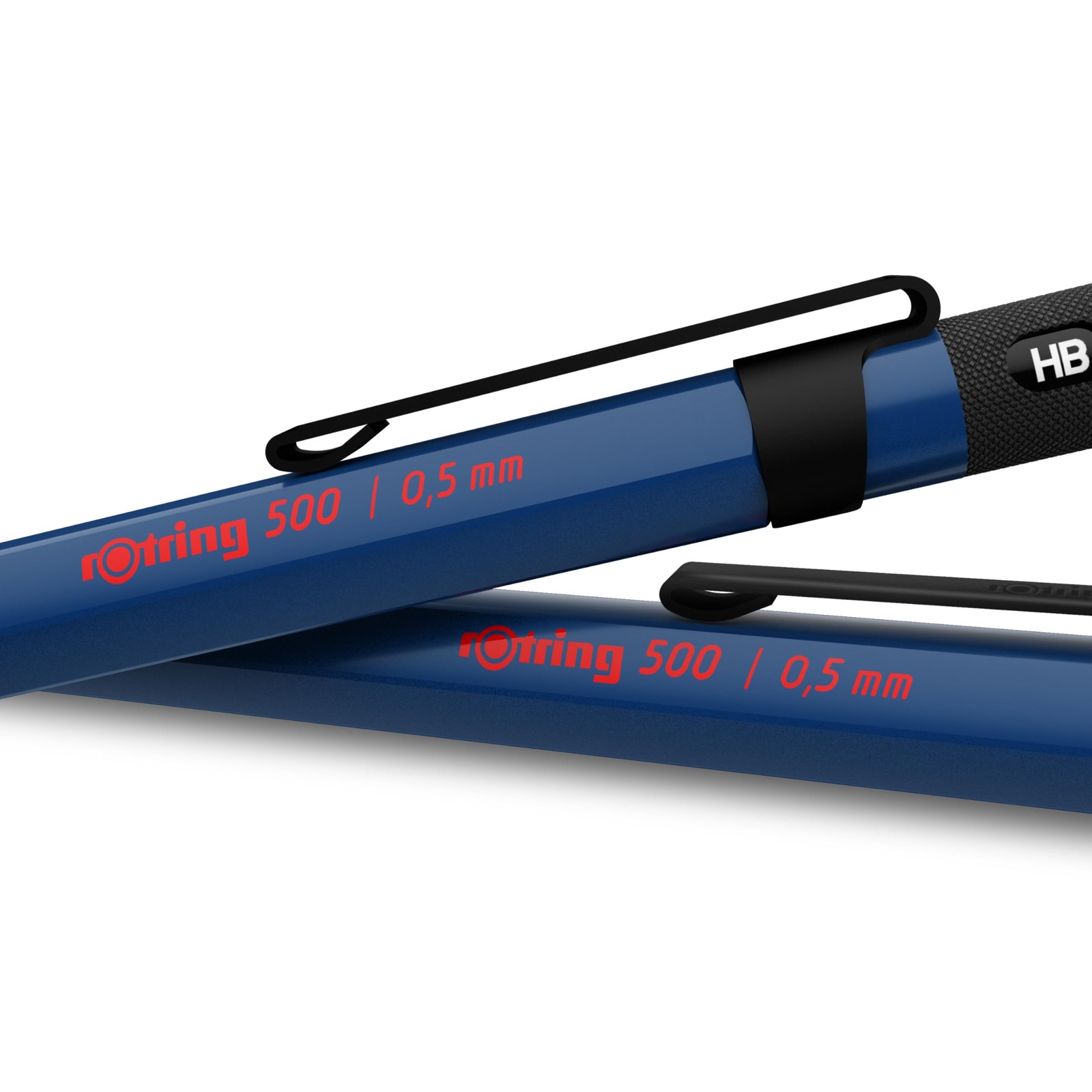 Rotring 500 0.5Mm Mechanical Pencil Blue Premium Drafting Tool With Metal Grip
