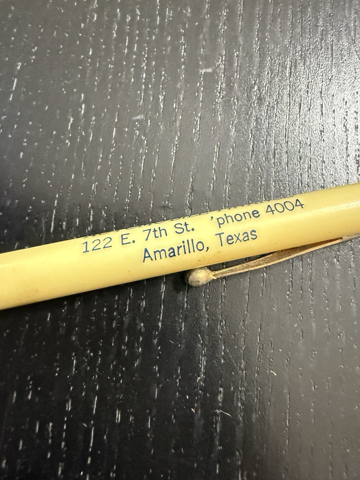 Amarillo Texas TX Old Vintage Adv Mechanical Pencil Automobile Credit Company Co
