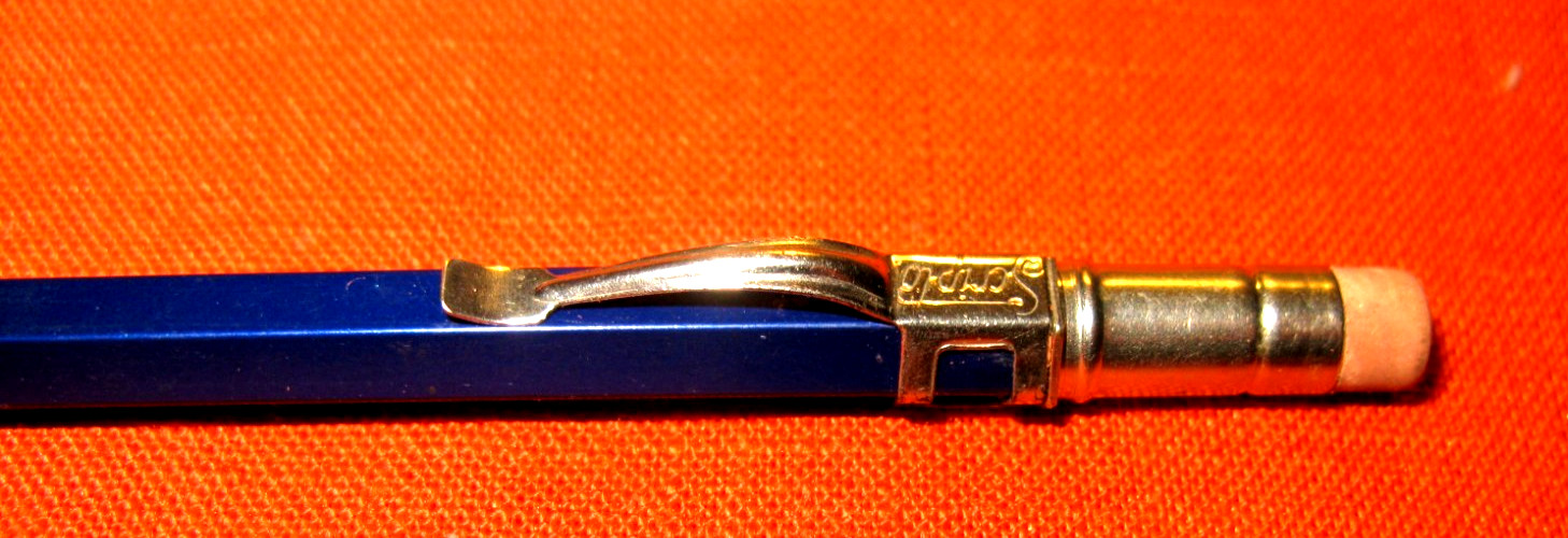 VINTAGE DEEP BLUE SCRIPTO 4-47 MECHANICAL PENCIL W/1.18 MM LEAD