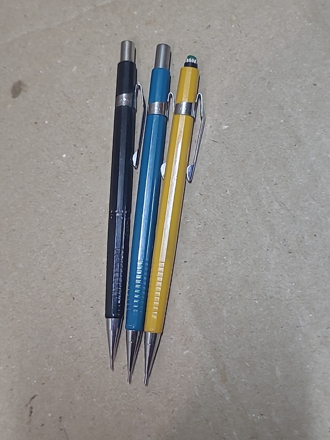 pentel mechanical pencil lot 0.5mm P205 0.7mm P207 0.9mm P209 Vintage