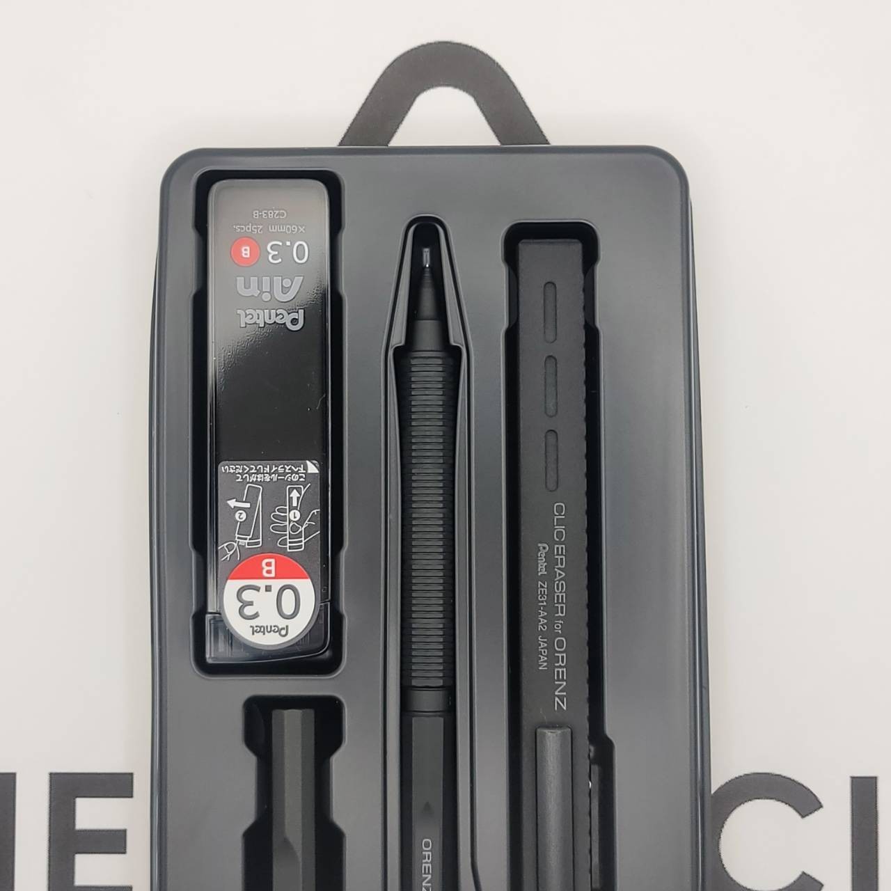 Pentel ORENZNERO LIMITED SET mechanical pencil Exclusive Black color 0.3ｍｍ