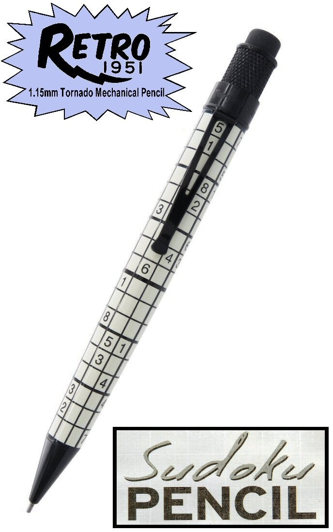 Retro 51 Sudoku Second Edition 1.15 mm Mechanical Lead Pencil #VRP-2240