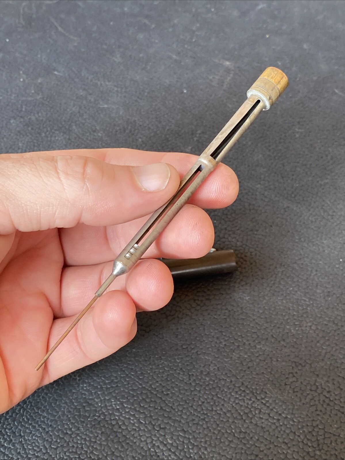 ANTIQUE VTG EARLY Brown Brass WAHL EVERSHARP Mechanical Pencil AS IS UNTESTED